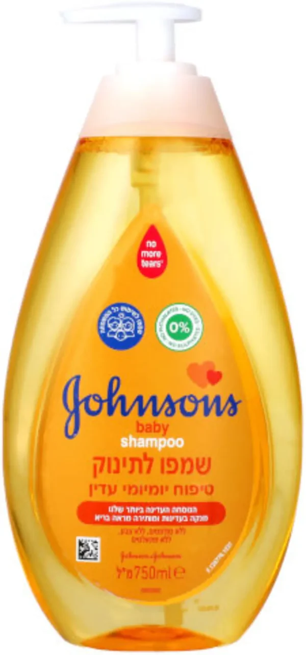 שמפו לתינוק ג'ונסון בייבי גולד