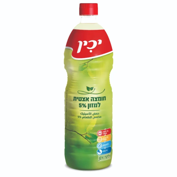 יכין חומץ סינטטי שקוף
