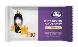 מטליות לחות לרצפה בניחוח מרכך כביסה טאצ’