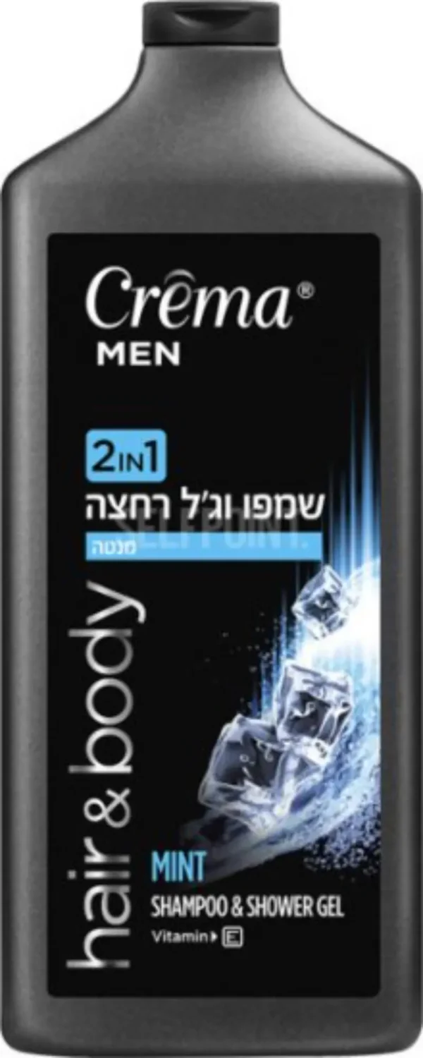 קרמה מן שמפו וג'ל רחצה 2 ב 1 מנטה