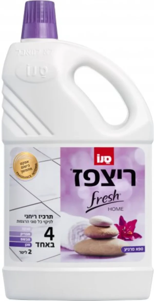 נוזל לניקוי רצפות ריצפז בניחוח ספא מרגיע
