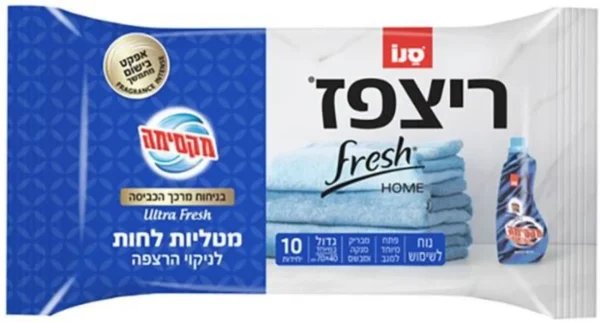 מטליות לחות לרצפה בניחוח אולטרא פרש ריצפז