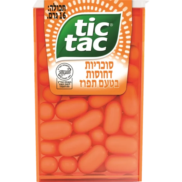 סוכריות טיק טק בטעם תפוז