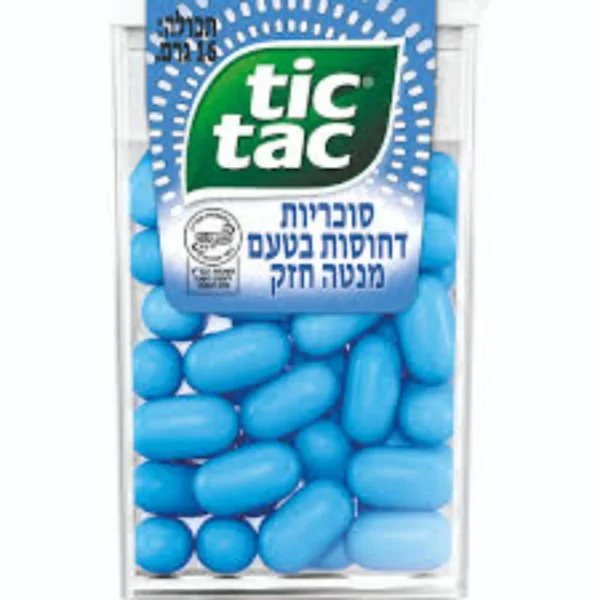 סוכריות טיק טק בטעם מנטה חזק