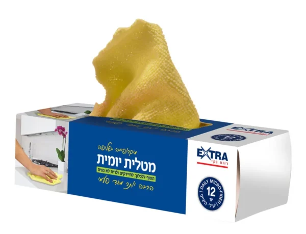 מטלית יומית מיקרופייבר 12 יח'