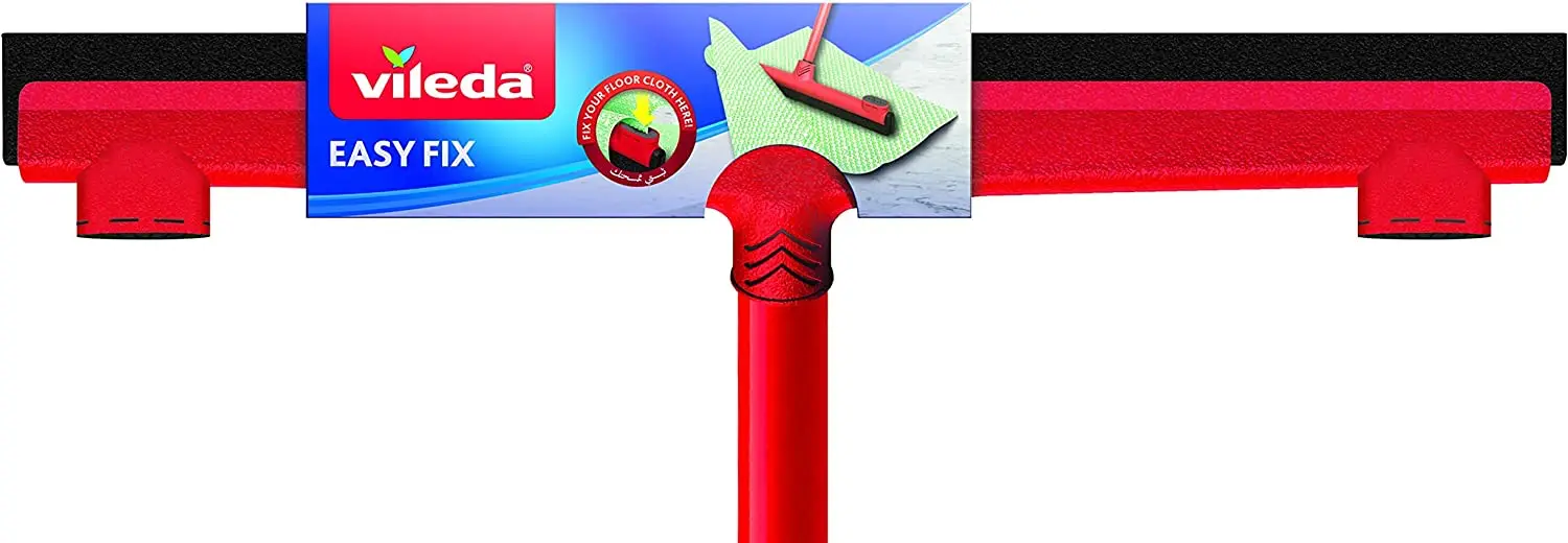 מגב רצפה וילדה עם תופסנים איזופיקס + מוט