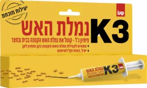 ג'ל קוטל את נמלת האש הקטנה בבית ובחצר K3