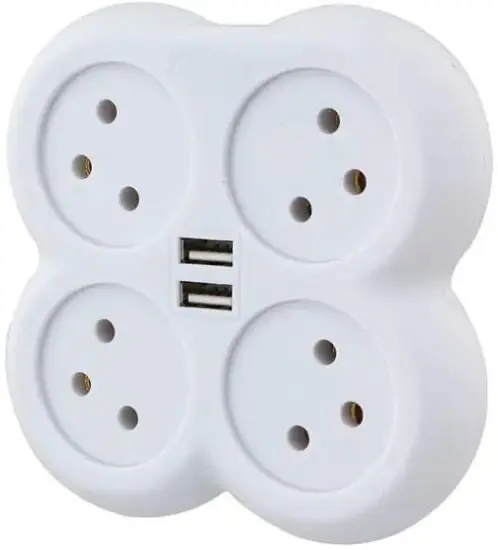 מפצל פרפר ל4 עם USB