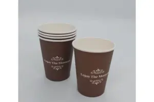 כוסות נייר לשתיה חמה 16OZ מארז 40