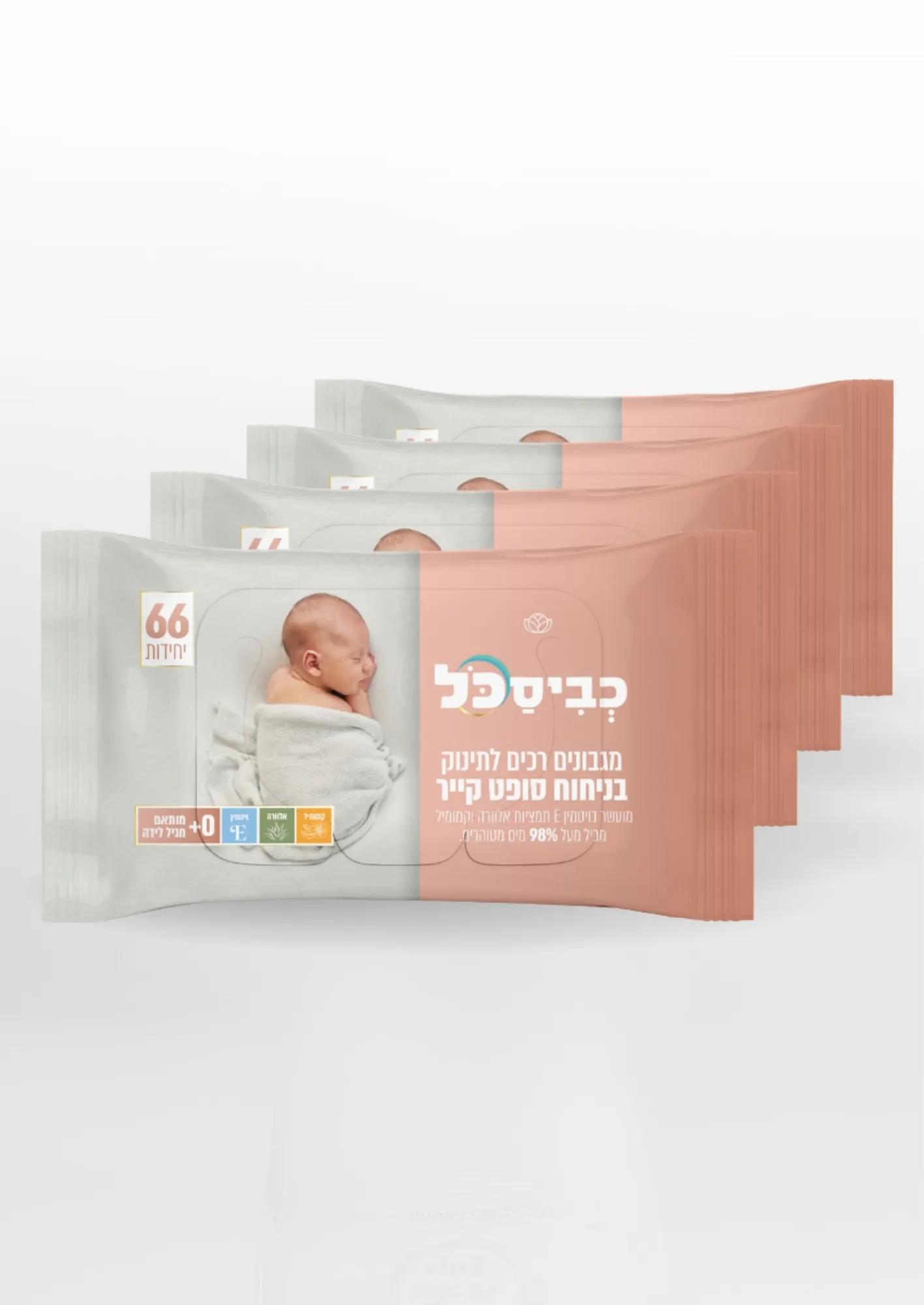 מגבונים לחים לתינוק סופטקר מארז