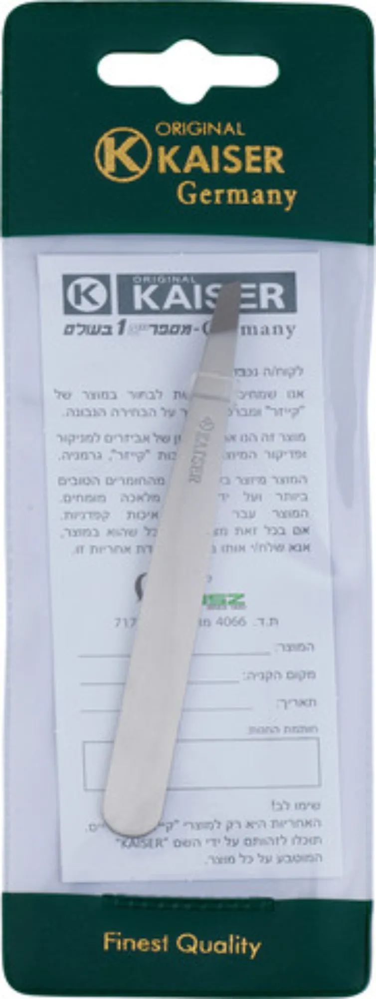 פינצטה מקצועית אל חלד אלכסון קייזר
