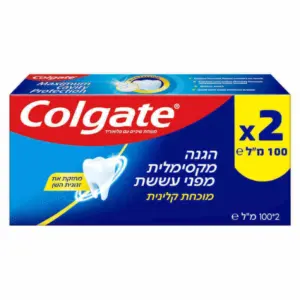 משחות שיניים קולגייט אדומה הגנה מארז זוגי