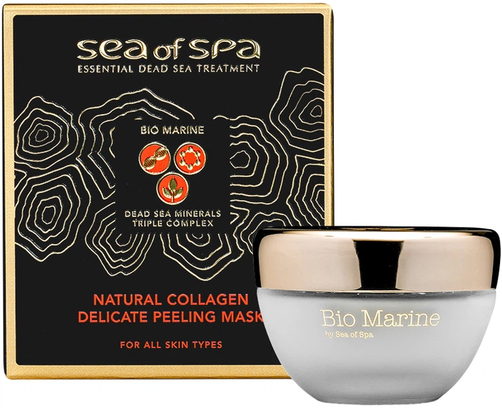 מסיכת פילינג קולגן לפנים SEA OF SPA