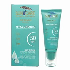 קרם הגנה עם חומצה היאלורונית 50 SPF סאן אנד קר