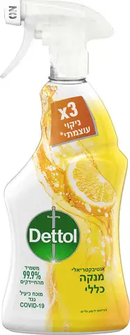 תרסיס ניקוי וחיטוי רב שימושי בניחוח לימון דטול